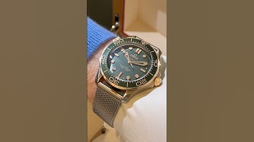 The NEW 2024 Omega Seamaster Diver 300m in Titanium and Bronze Gold