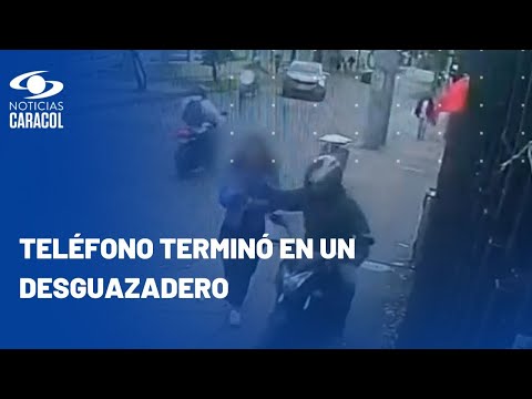 A mujer le raparon celular y en minutos le vaciaron cuentas bancarias: hurto quedó en video