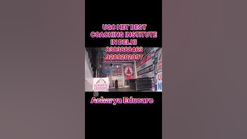 UGC NET BEST INSTITUTE IN DELHI #motivation #jrfeducation #ugcnet #acharyaeducare