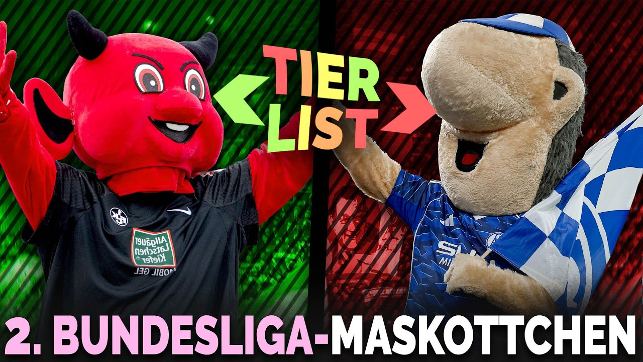 Wir ranken alle Maskottchen der 2. Bundesliga! Calcio Berlin TIERLIST