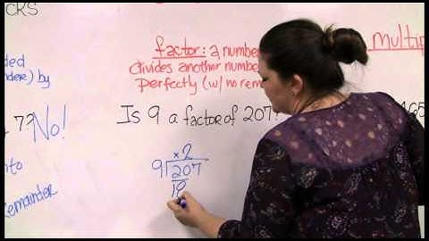 GED Math 1.4.b Divisibility