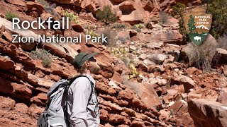 Rockfall in Zion National Park