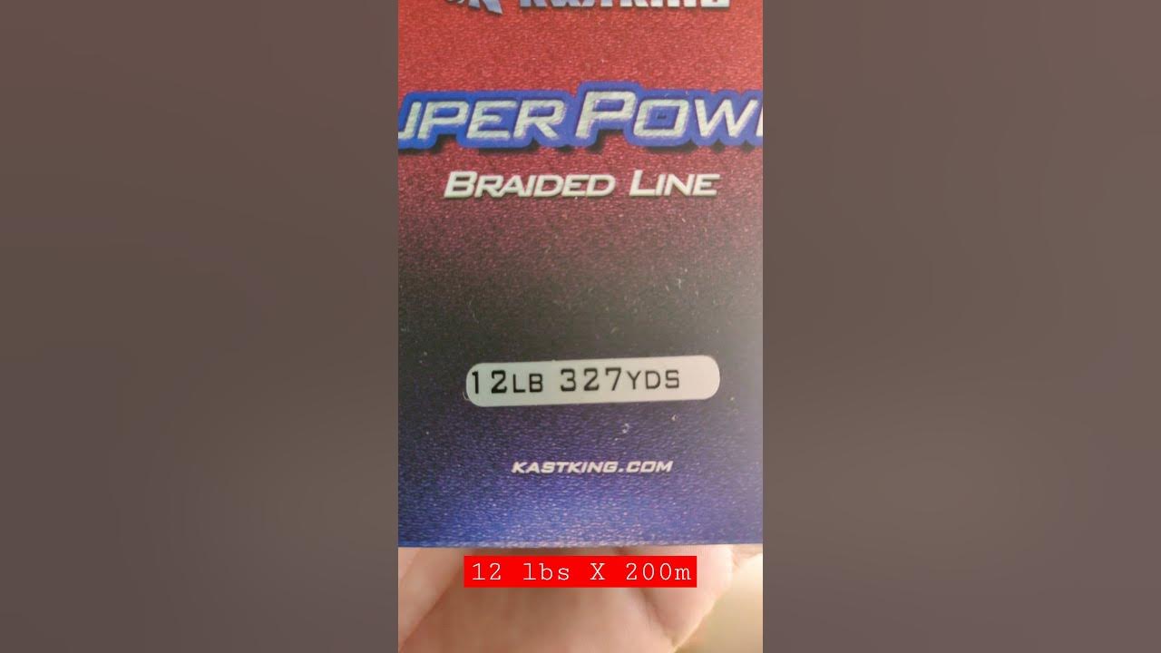 Super Power Braid Line 12 lbs Kastking brand