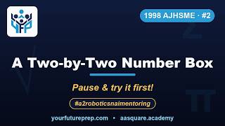 1998 AJHSME – Problem 2: A Two-by-Two Number Box | Your Future Prep