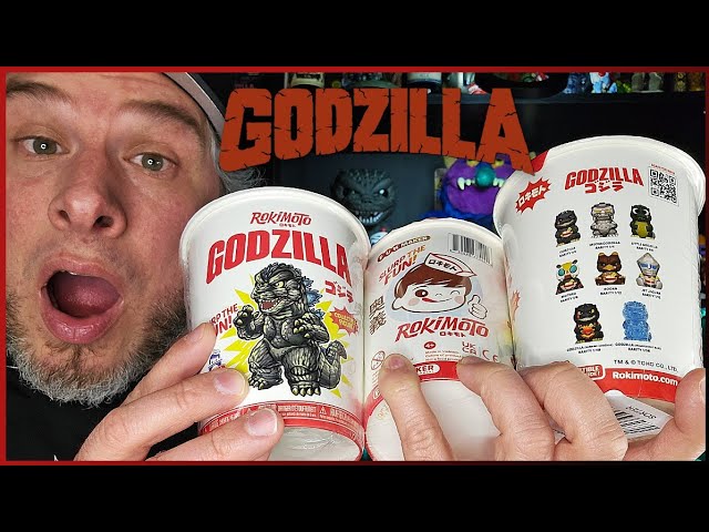 激レア　1/96 ゴジラ ロキモト Wave 5 Cup TOHO Godzilla x Rokimoto Collectible Figure Blind Cup Unboxing TOHO