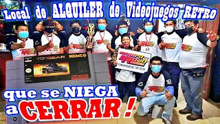 Visitamos Local de ALQUILER de Videojuegos RETRO🎮Torneo de TOP GEAR SNES