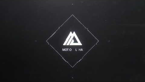 Geometric Glitch Logo Reveal