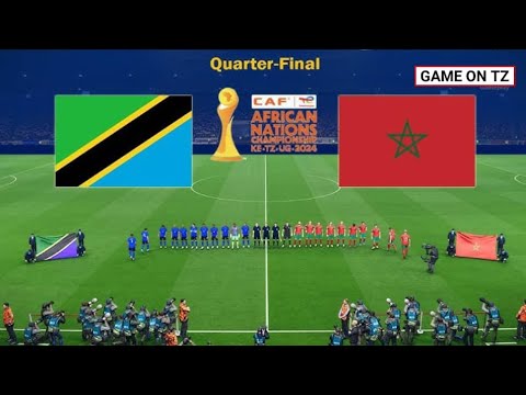 LIVE TANZANIA V MOROCCO CHAN 2024 BENJAMIN MKAPA STADIUM