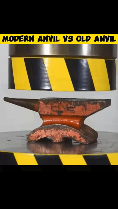 OLD ANVIL VS MODERN ANVIL - WHO IS WIN ? #hidraulicpress #anvil #asmr