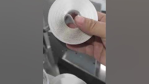 Automatic velcro tape winding cutting machine