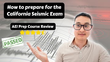 How to prepare for the CA Seismic Exam (2025) | AEI Review | AEI vs Hiner prep course comparison