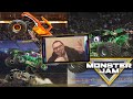Wisconsin Man watches Monster Jam For The First Time!!! HE LIKES IT! Monster Trucks!
