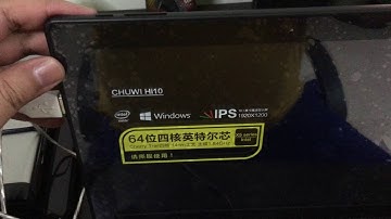CHUWI Hi10 Tablet Problem, wont start, black screen