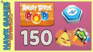 Angry Birds Stella POP Bubble Shooter Level 150 - Walkthrough, No BoostersAB Pop 150