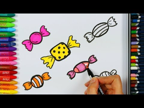 فيديو: كيفية رسم الحلوى