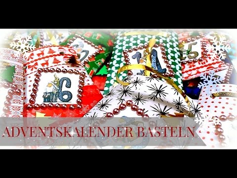 Adventskalender Basteln Weihnachten Kalender Selber Machen Tutorial Deutsch Youtube