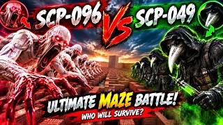 SCP-096 VS SCP-049 Ultimate Maze Battle | Who Will Survive? (Garry's Mod) screenshot 1