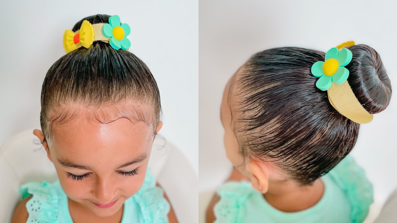 Coque Fácil e Lindo 🌸 Easy and Beautiful Bun