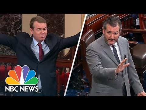 Michael Bennet Slams Ted Cruz’s ‘Crocodile Tears’ In Fiery Speech On Shutdown | NBC News