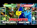 MEDUSA (Carry) vs PUCK (Mid) - Epic Battle Of Immortal Rank Dota 2 Players - Z Dota 2