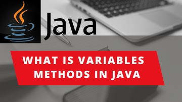 what is variables and methods in java
