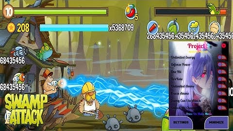 Update ! Swamp Attack v 4.2.60 Apk Mod Menu One Hit