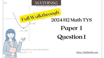 2024 A Level H2 Math Paper 1 Question 1: System of Linear Equations - Full Walkthrough