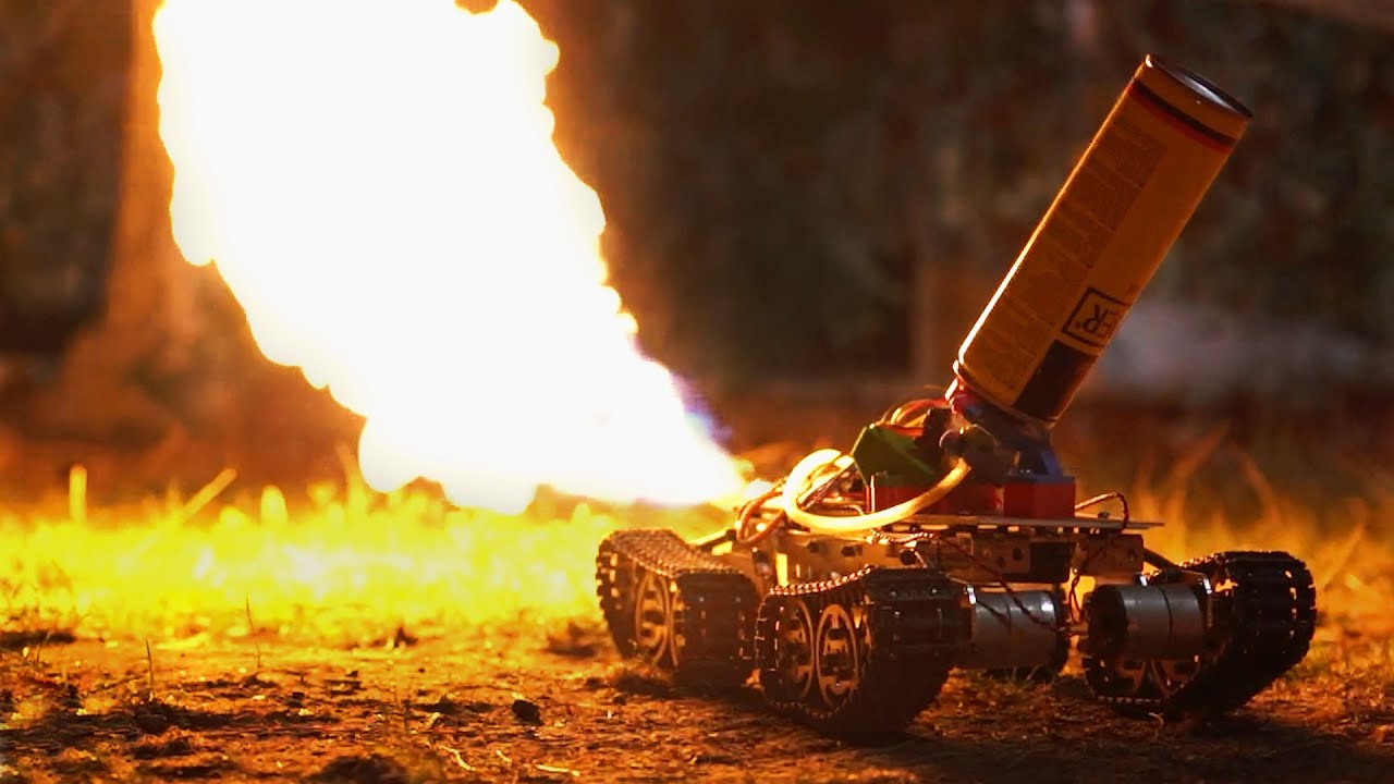 Flamethrower RC TANK YouTube