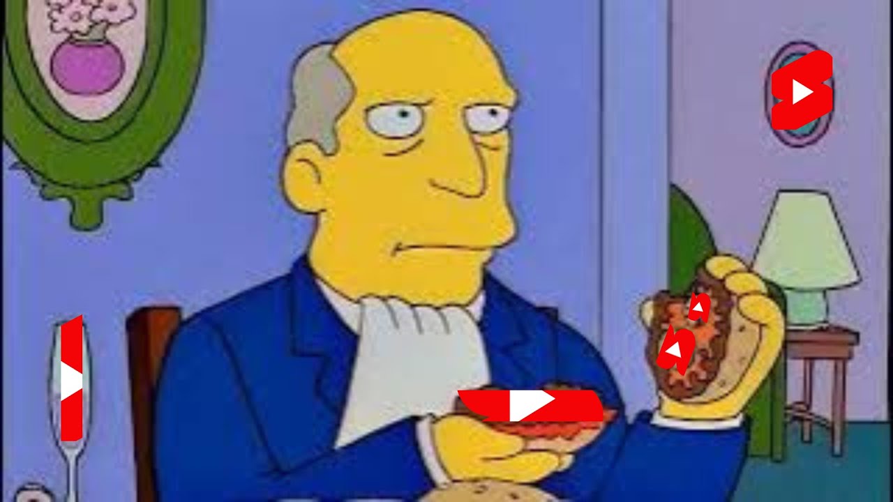 some random simpsons youtube short but its made using the frames of ...