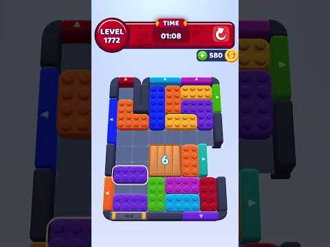 Color Block Jam level 1772 no power ups #games #gaming #gameplay#colorblockjamlevel1772