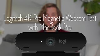 Logitech 4k Pro Magnetic Webcam test with MacBook Pro + zoom setup screenshot 4