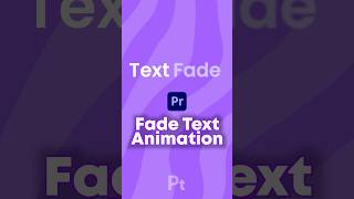 Word by Word Fade Text Animation Premiere Pro Tutorial