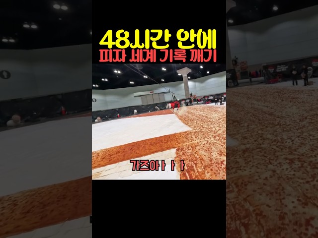 48시간 안에 피자 세계 기록 깨기