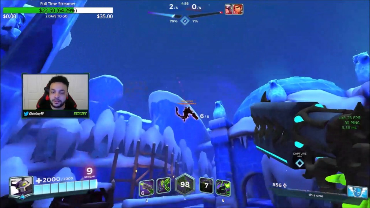 Pro Player Full Paladins Match - stolzey - 26-1 Androxus Gameplay - Frozen Guard - 6 solo kills