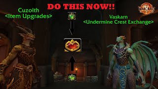 DO THIS FIRST IN 11.1.7 TO GAIN HUNDREDS OF FREE GILDED CRESTS! (USE YOUR SPARE CRESTS) - TWW