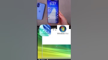 iOS 26 vs Windows Vista