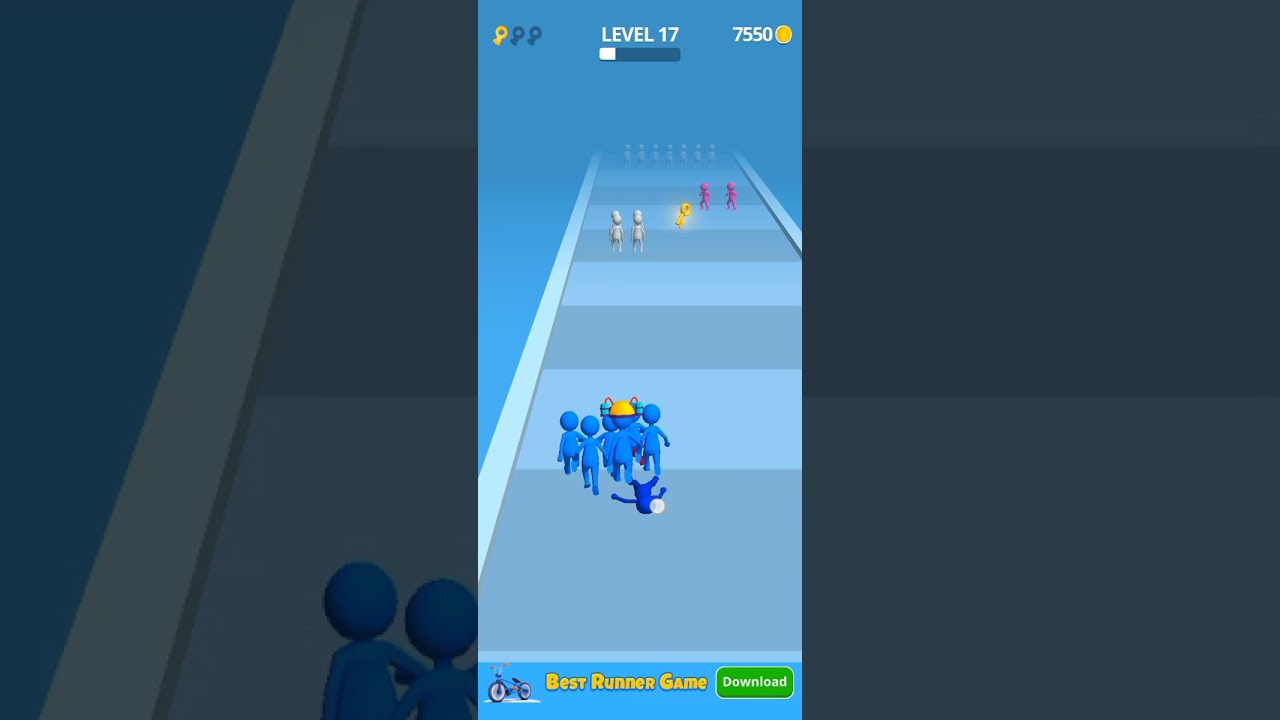 join clash 3 d level 17. game play walkthrough solution