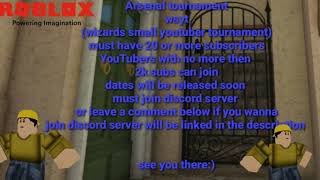 Arsenal tournament announcement!!!!