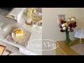 Vlog 🌷 home cafe, valentine&#39;s day, digital journaling