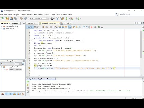 Java Programming Tutorial - Compound Interest - YouTube