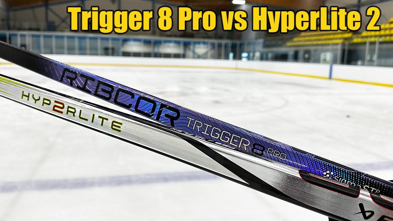 CCM Trigger 8 Pro vs Bauer HyperLite 2 hockey stick review Which low