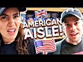 The AMERICAN AISLE in British Supermarkets! How Accurate Is It?!