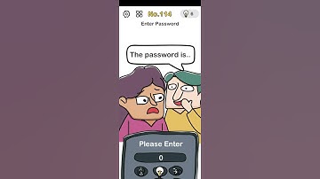 Brain out | Level 114 | Enter password