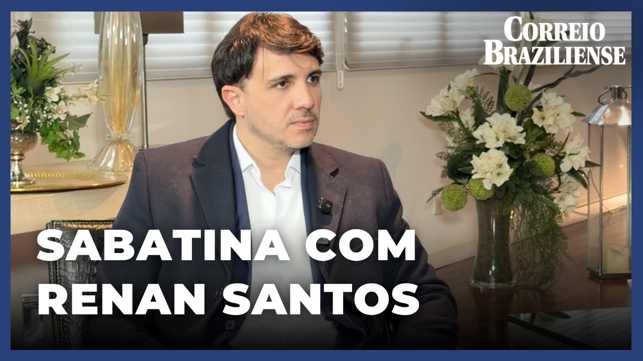 Renan Santos, candidato à presidência pelo Missão, participa de sabatina do Correio - Renan Santos, candidato à presidência pelo Missão, participa de sabatina do Correio -