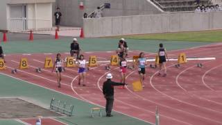 20160520群馬県高校総体女子100m予選5組