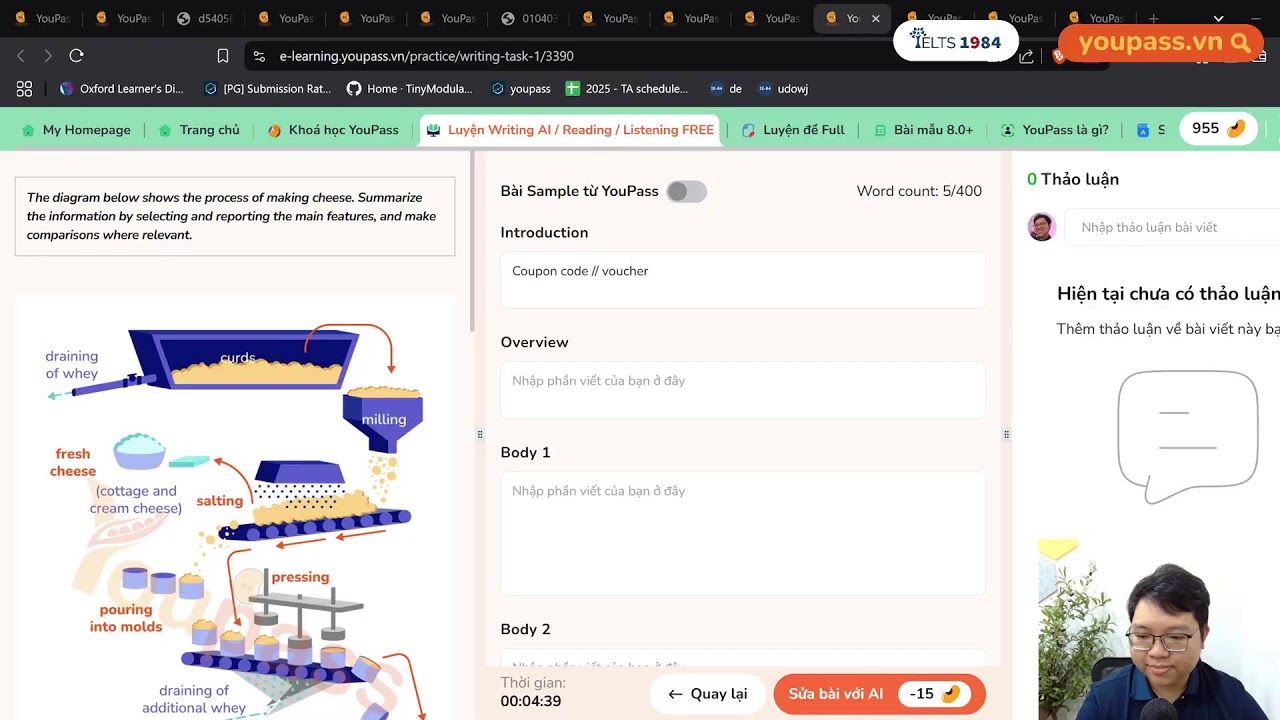 Livestream giải đề IELTS Writing Task 1 - Cách viết Overview