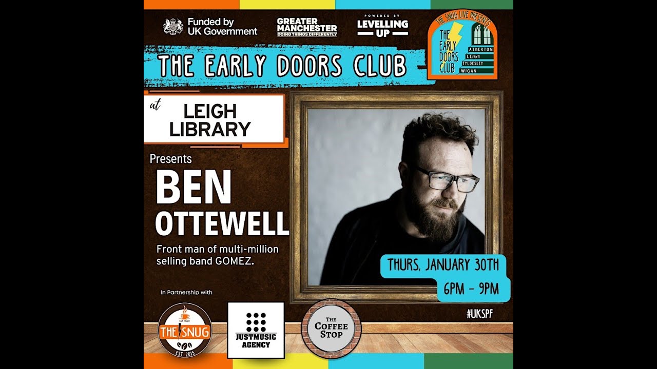 Leigh Library : Ben Ottewell Gig