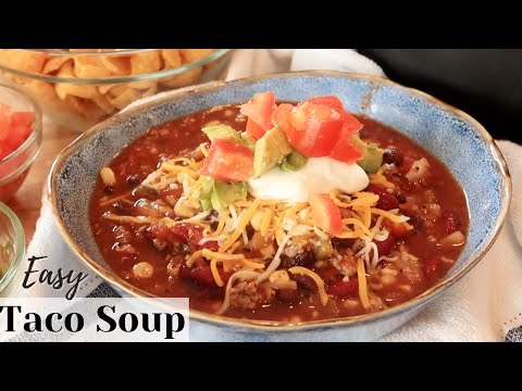 Taco Soup Recipe - Easy Dinner Idea | The Carefree Kitchen