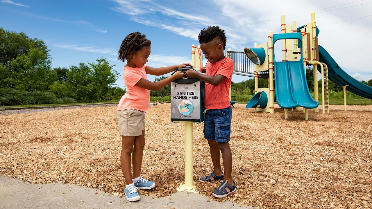 Play Healthy® Hand Sanitizer, Silver - Landscape Structures