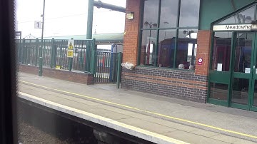 Onboard TPE Class 170 Arriving And Departing Meadowhall